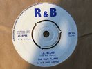 RARE 1963 UK RECORDING - J. A. BLUES / ORANGE STREET - THE BLUE FLAMES ON R & B.