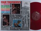 J.J. JOHNSON Four Trombones FANTASY LP VG+ mono red wax ^
