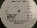 STATUS QUO 'Blue For You' 1976 capitol st 11509 test press or WLP PROMO NO COVER