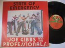 JOE GIBBS & THE PROFESSIONALS State Of Emergency GIBBS Roots Inst Reggae LP