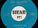 Wicked MI Trucker Country Bopper 45 JOE PRATER Highway 41 BIG COUNTRY mp3 rare
