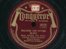 78tk-Blues-CONQUEROR 9026-Memphis Minnie-(New Caught me wrong again/Walking and)
