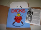 Dicks - Kill From The Heart LP KFTH KBD Fanclub Big Boys Black Flag USHC Punk