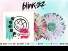 Blink 182 2003 Self Titled Vinyl 2LP HT Exclusive Clear W/ Green & Pink Splatter