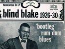 BLIND BLAKE 1926-1930 -Bootleg Rum Dum Blues- 1968 Biograph Lp