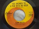 Slim Dusty The Answer To A Pub With No Beer 45 MINT Canada UNPLAYED STORE STOCK