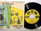 LADY AND THE TRAMP/WALT DISNEY Orig MGM 45 EP w/Cover Siamese Cat Song etc NICE