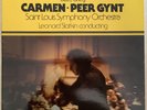 CARMEN -PEER GYNT -BIZET/GRIEG/SLATKIN -Audiophile Vinyl LP- 1st Press-TELARC- M