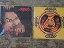ANTHRAX - State Of Euphoria + Fistful Of Metal LPs Megaforce Records