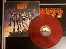 KISS - Destroyer RED / BLACK MARBLED VINYL USA import