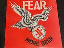 Fear More Beer LP 1985 Restless Punk Hardcore Lee Ving Original With Insert Rare
