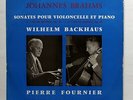 LXT 5077 - PIERRE FOURNIER, BACKHAUS - BRAHMS cello & piano sonatas DECCA LP EX