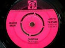 Sandra Barry SOUL 45 Question   You Can Take It From Me UK Pye strong VG JR 2278