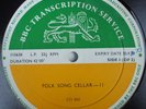 BBC TRANSCRIPTION SERVICE Folk Song Cellar 11 / 12 Martin Carthy Steve Benbow