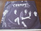 THE CRAMPS HUMAN FLY 45 FIRST PRESSING 1978 +GLOW IN THE DARK PICTURE SLEEVE PS