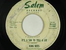 R&B Inst. 45 - King Bees - It's A Sin To Tell A Lie - Salem - mp3 - obscure