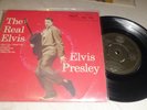 VINYLE 45T ELVIS PRESLEY THE REAL ELVIS / 4 TITRES PN1  CENTREUR RARE