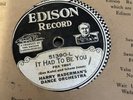 Rare Edison Diamond disc record/Earl Burtnett Abe Lyman Gus Arnheim / Harry