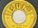 ELVIS PRESLEY SUN 217 45 I'm Left, You're Right/Baby Let's Play House PUSH MARKS