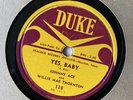 1953 R&B 78 rpm JOHNNY ACE Yes Baby DUKE Big Mama Thornton 78 Record