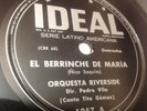 ORQUESTA RIVERSIDE Dir. Pedro Vila 78 RPM IDEAL 1057