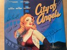 CITY OF ANGELS Broadway Cast Autographed LP RARE 1990 Cy Coleman  VINYL