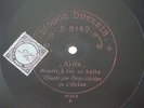 Charles Rousseliere Tenor Verdi Aida Vertical Cut 78RPM Center Start Dutreih