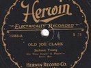78-PRE-WAR BLUEGRASS-JACKSON YOUNG-OLD JOE CLARK/MERRY GIRL on HERWIN