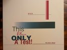 Razormaid  This Is Only A Test  SP-010 Vinyl 12” Clear Vinyl EX RARE