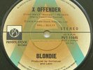 BLONDIE - X Offender / In The Sun VERY RARE Aussie/OZ A- LABEL PROMO 7