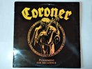 coroner punishment for decadence 1988 first press vinyl rare