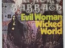 RARE BLACK SABBATH - EVIL WOMAN / WICKED WORLD - 7