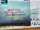 MAHLER - 4 / KLEMPERER UK COLUMBIA 1962 SAX 2441 FIRST EDITION M-, RARE