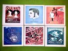 DIY 6 Handmade Ceramic LP Drink Coasters JACK WHITE STRIPES THIRD MAN BLUES ROCK