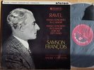 Samson Francois Cluytens PCO Ravel Piano Concertos LP Columbia SAX 2394 UK ED2