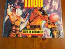 Thor LP vinyl Live in Detroit Raw Press 1985 1st press Heavy metal In Shrink