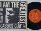 CASSIUS CLAY Stand By Me RARE DENMARK 45 popcorn I Am The Greatest MUHAMMAD ALI