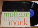 Gerry Mulligan Meets Thelonious Monk EX  1st DG Riverside lp