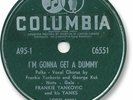 1950 FRANKIE YANKOVIC Polka 78 RPM Record. I’m Gonna Get a Dummy