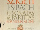 SZIGETI - JS Bach Solo Sonatas & Partitas for violin alone - rare BACH GUILD 3LP