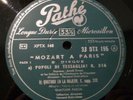 MOZART a Paris - record 5 SAMSON FRANCOIS  - VLADO PERLEMUTER / PATHE DTX 195
