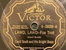Victor 38098 Cecil Scott Bright Boys LAWD LAWD   78rpm 1929 E- jazz