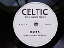 Frank Fallon 78rpm Single 10-inch Celtic Records #CFD-1 Hora  Palestine & Greece
