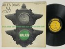MILES DAVIS ALL STARS Walkin' Prestige 7076 Mono DG RVG Yellow & Black Jazz LP
