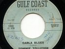 HEAR- Rare Rockabilly 45- Tommie Tolleson - (Hurricane) Carla Blues - Gulf Coast