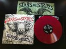 Stars And Stripes Shaved For Battle LP RED vinyl Evil records punk oi  slapshot