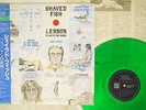 JOHN LENNON PLASTIC ONO BAND SHAVED FISH EMI EAS-81457 JAPAN OBI CLEAR GREEN LP