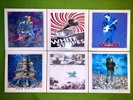 DIY Set 6 Handmade Ceramic LP Poster Coasters WHITE STRIPES JACK MIGHT GET LOUD