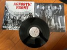 AGNOSTIC FRONT -one voice RARE 1991 LP EUROPE PRESS 1ST PRESSING