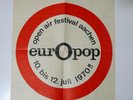 PINK FLOYD - EUROPOP AACHEN FESTIVAL JULY 1970 -  TOUR PROGRAMME